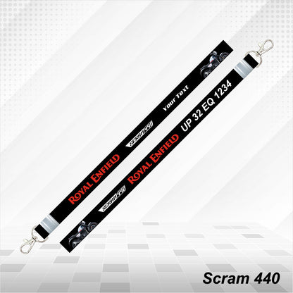 Scram 440 - Personalized Royal Enfield Printed Lanyard Keychain