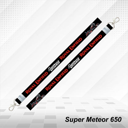 Super Meteor 650 - Personalized Royal Enfield Printed Lanyard Keychain