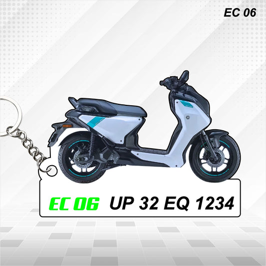 EC 06 [EV] - Personalized Yamaha Keychain - Wood, Acrylic, Metal Printed