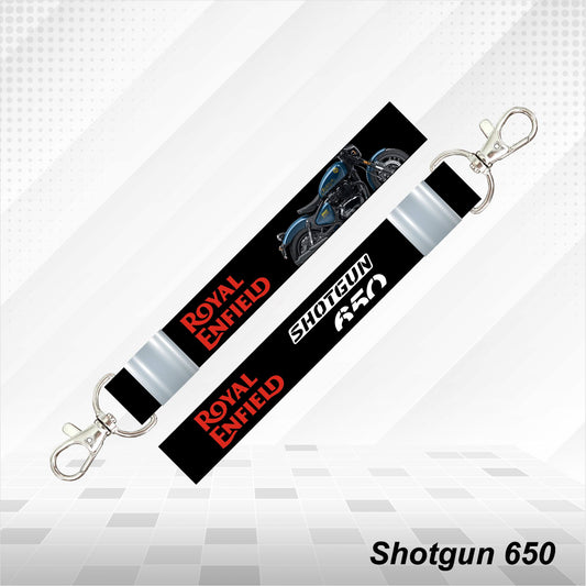 Shotgun 650 -  Personalized Printed Lanyard keychain Holder Multicolored (20mm)