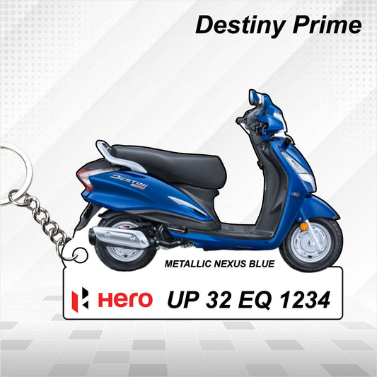 Hero DESTINI PRIME - Personalized Hero Keychain - Wood, Acrylic, Metal Printed