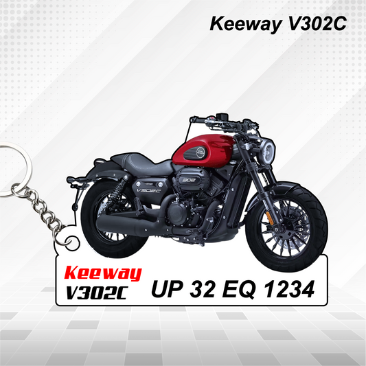 Keeway Bikes - All Models - Personalized Keeway Printed Keychain