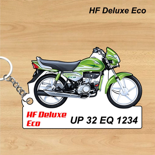 HF Deluxe Eco - Personalized Hero Keychain - Wood, Acrylic, Metal Printed