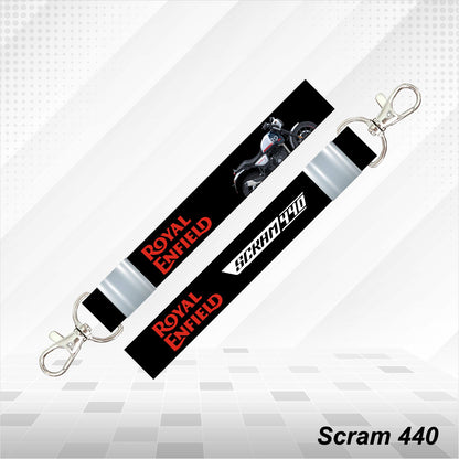 Scram 440 - Personalized Royal Enfield Printed Lanyard Keychain