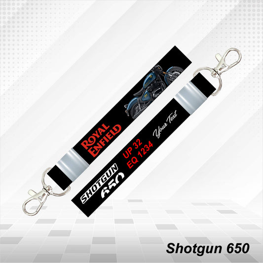 Shotgun 650 - Personalized Royal Enfield Keychain - Wood, Acrylic, Metal Printed