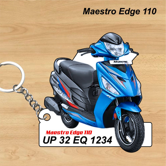 Maestro Edge 110  - Personalized Hero Keychain - Wood, Acrylic, Metal Printed