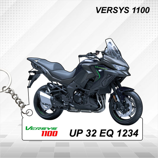 VERSYS 1100 - Personalized Kawasaki Keychain - Wood, Acrylic, Metal Printed