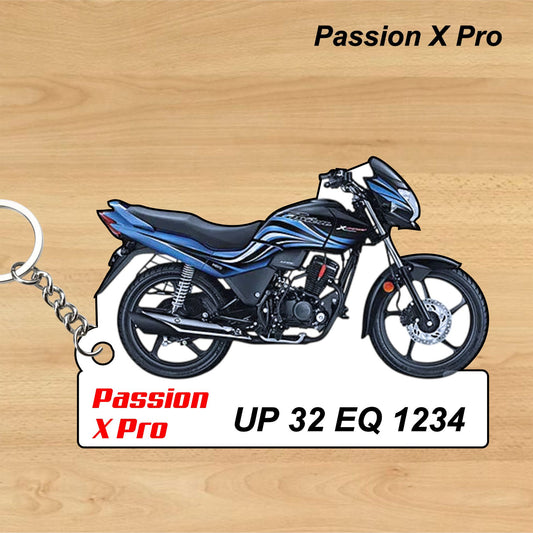 Passion X Pro - Personalized Hero Keychain - Wood, Acrylic, Metal Printed