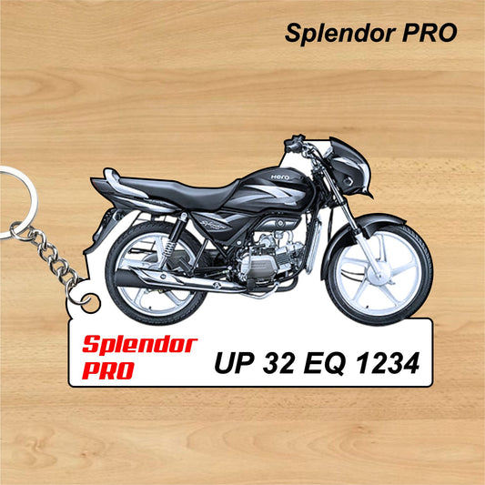 Splendor PRO - Personalized Hero Keychain - Wood, Acrylic, Metal Printed