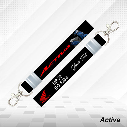 Activa 6G - Personalized Honda Keychain - Wood, Acrylic, Metal Printed