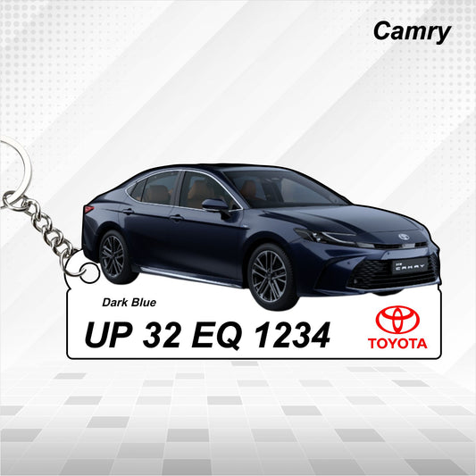 Camry - Personalized Toyota Keychain - Wood, Acrylic, Metal Printed
