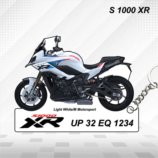 S 1000 XR - Personalized BMW Keychain - Wood, Acrylic, Metal Printed, Lanyard