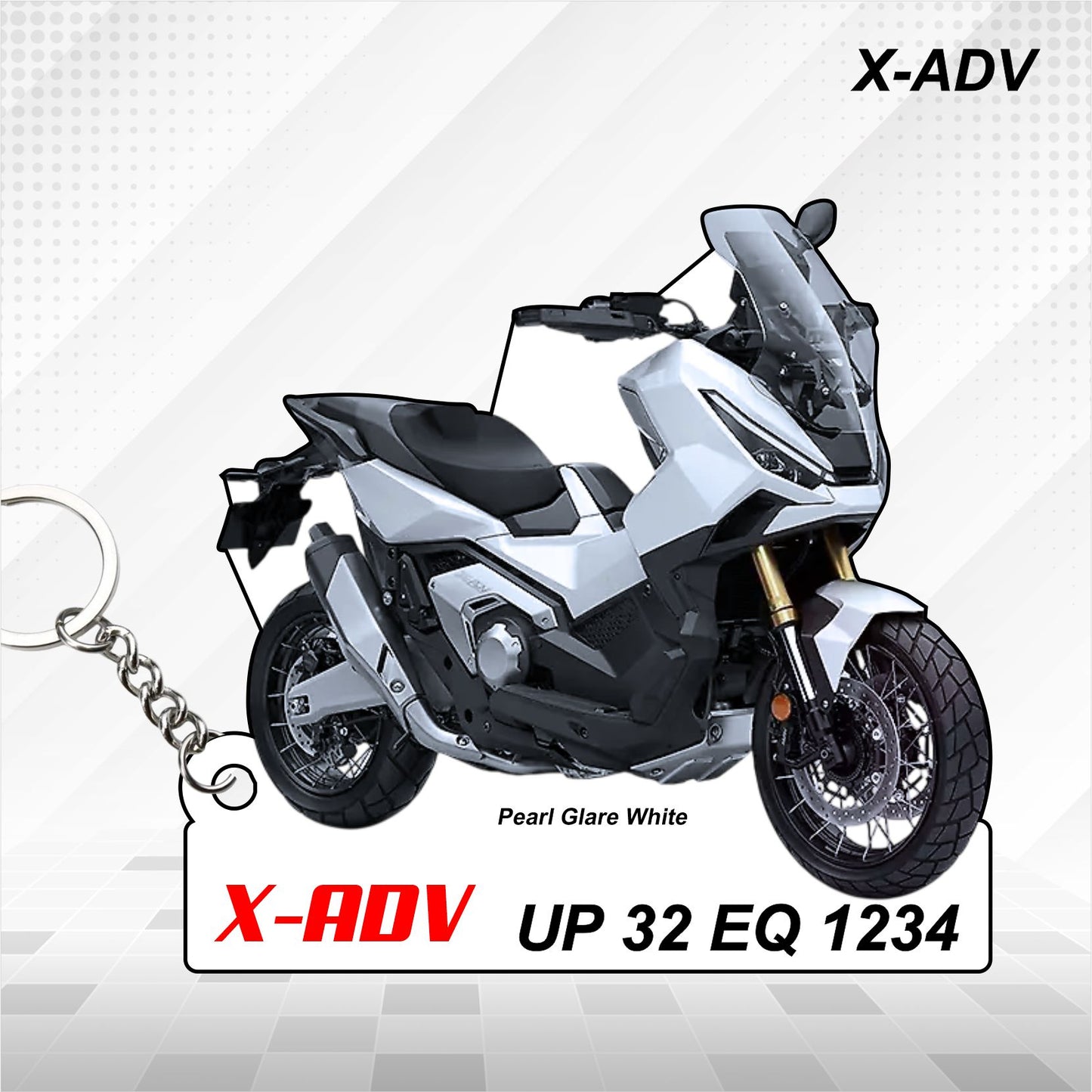 X-ADV - Personalized Honda Keychain - Wood, Acrylic, Metal Printed