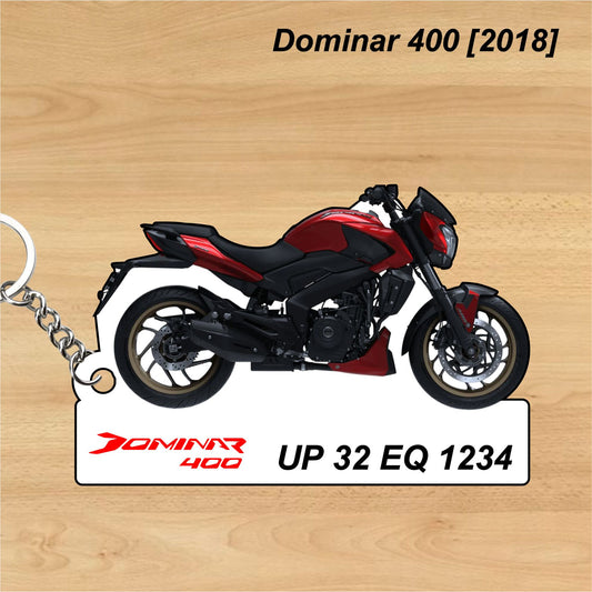 Dominar 400 [2018] - Personalized Bajaj Printed Keychain or Lanyard