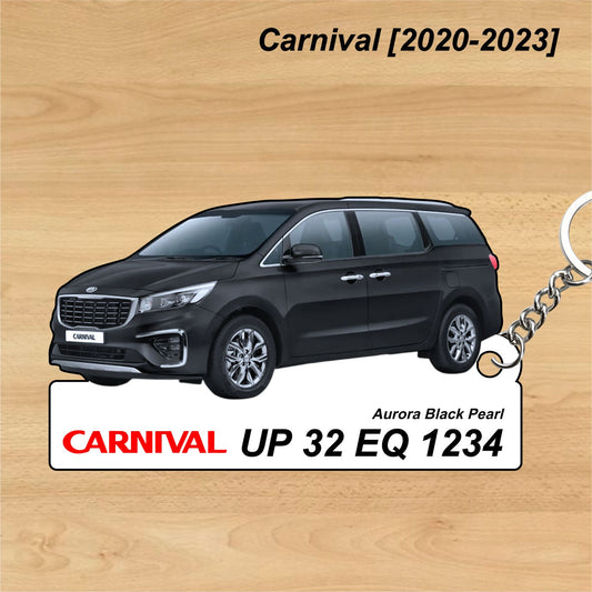 Carnival [2020-2023] - Personalized Kia Car Keychain - Wood, Acrylic, Metal Printed