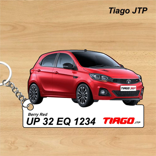 Tiago JTP - Personalized Tata Keychain - Wood, Acrylic, Metal Printed