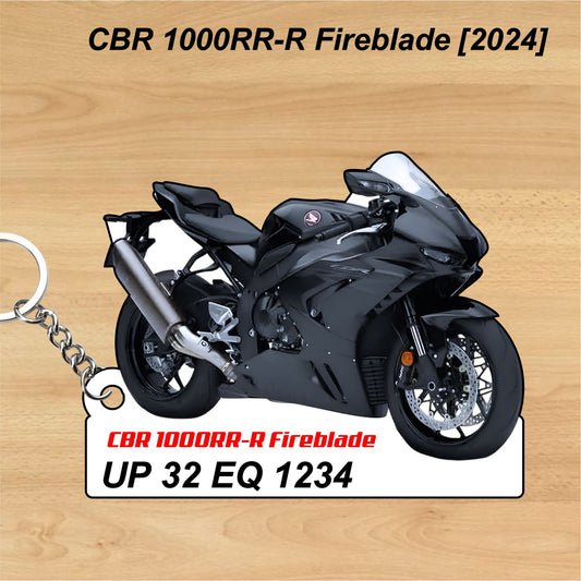 CBR 1000RR-R Fireblade [2024] - Personalized Honda Keychain - Wood, Acrylic, Metal Printed