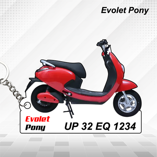 Evolet Scooters - All Models - Personalized Evolet Printed Keychain