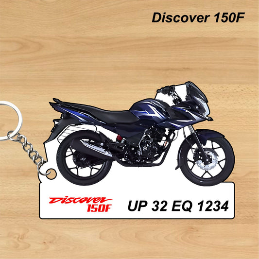 Discover 150F - Personalized Bajaj Printed Keychain or Lanyard