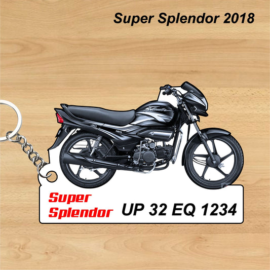 Super Splendor 2018 - Personalized Hero Keychain - Wood, Acrylic, Metal Printed