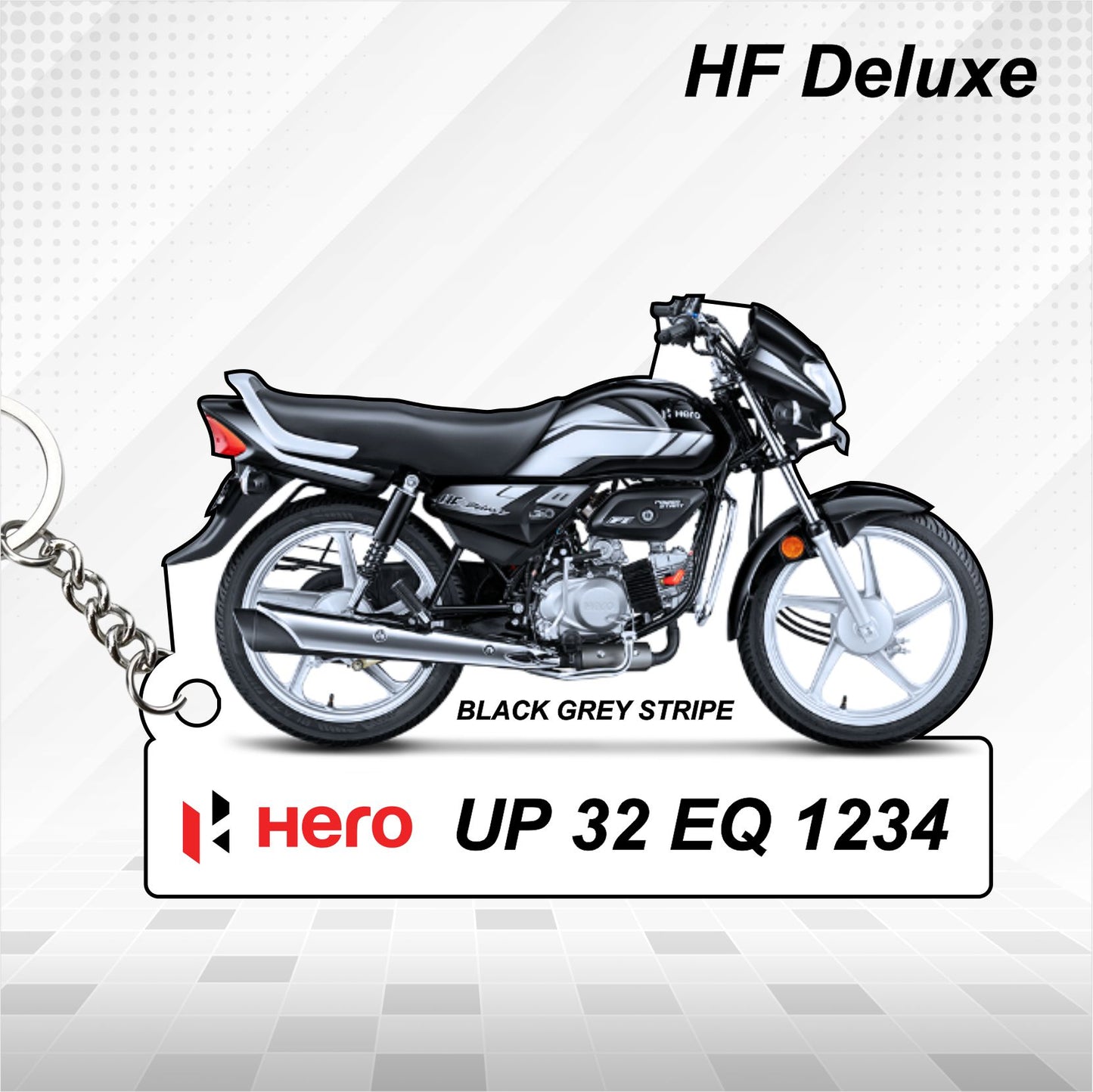 Hero HF Deluxe - Personalized Hero Keychain - Wood, Acrylic, Metal Printed