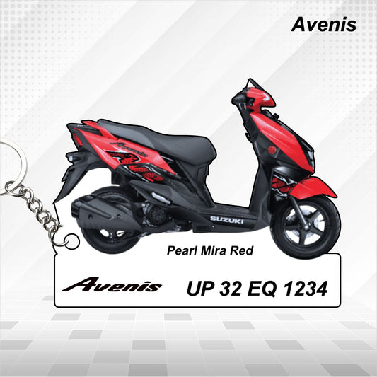 Avenis - Personalized Suzuki Keychain - Wood, Acrylic, Metal Printed