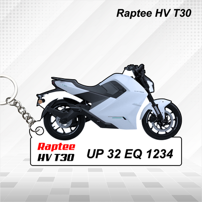 Raptee HV Bikes - All Models - Personalized Raptee HV Printed Keychain