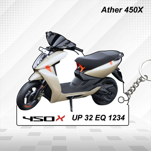 Ather 450X - Personalized Keychain - Wood, Acrylic, Metal Printed