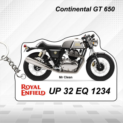 Continental GT 650 - Personalized Royal Enfield Printed Keychain