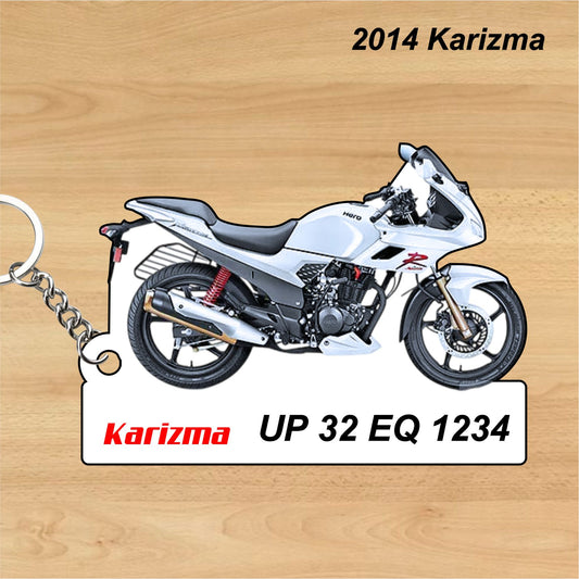 Karizma [2014]  - Personalized Hero Keychain - Wood, Acrylic, Metal Printed