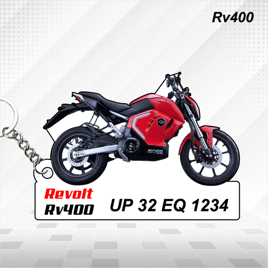 Revolt Bikes - All Models - Personalized Revolt Printed Keychain