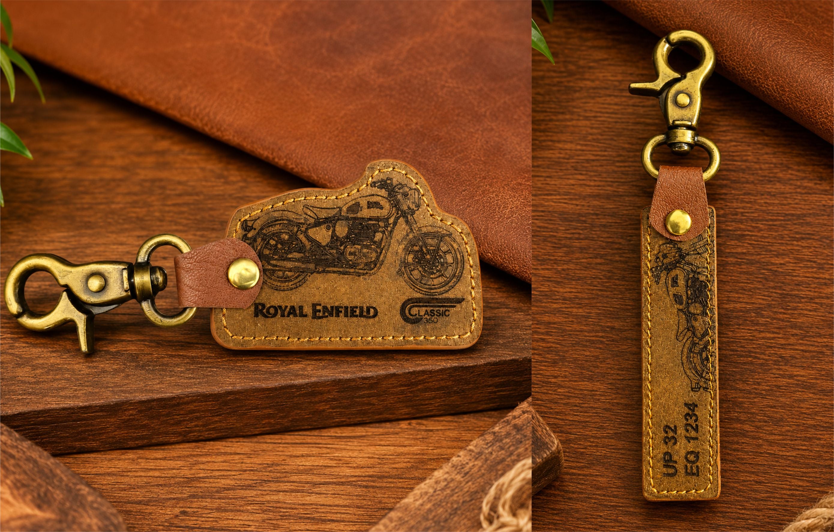 Customized Engraved Acrylic Car or Bike Keychain | WoopX