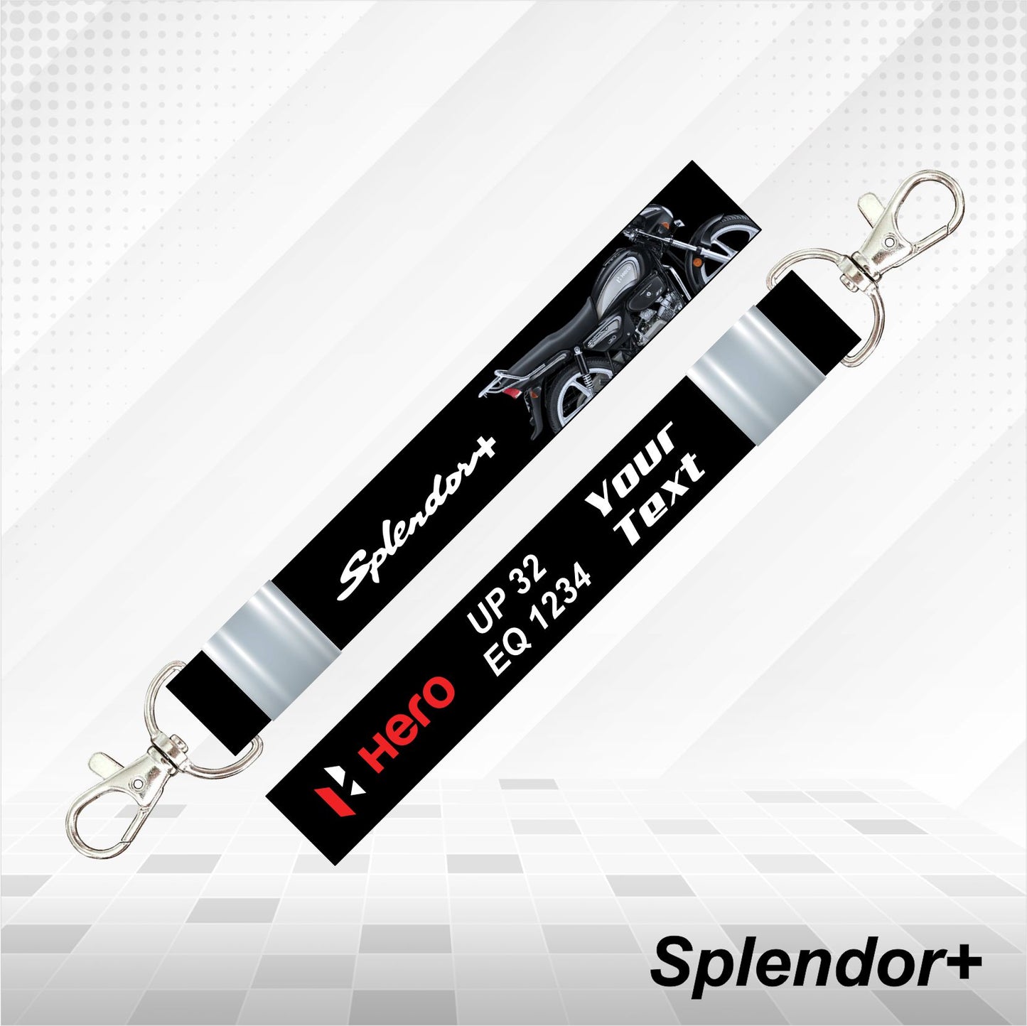 Hero Splendor+ - Personalized Hero Keychain - Wood, Acrylic, Metal Printed