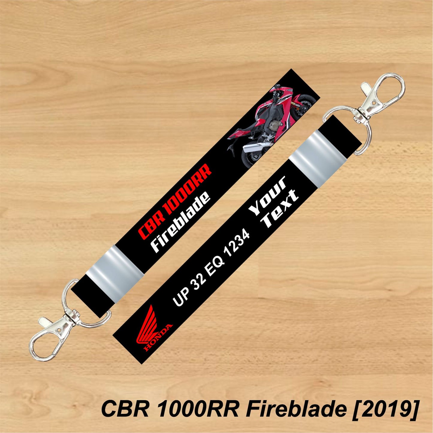CBR 1000RR Fireblade [2019] - Personalized Honda Keychain - Wood, Acrylic, Metal Printed