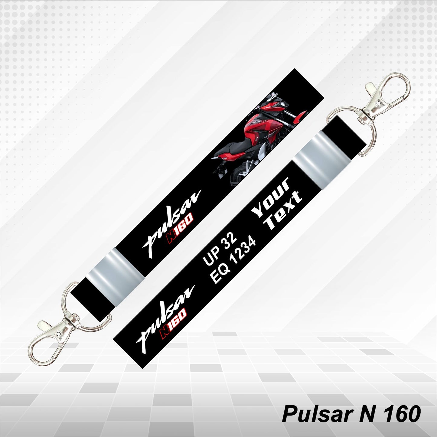 Pulsar N 160 - Personalized Bajaj Keychain - Wood, Acrylic, Metal Printed