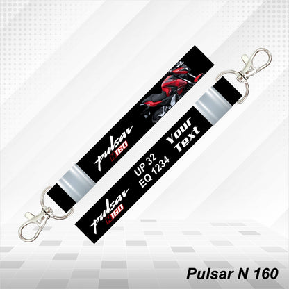 Pulsar N160 - Personalized Bajaj Keychain - Wood, Acrylic, Metal Printed