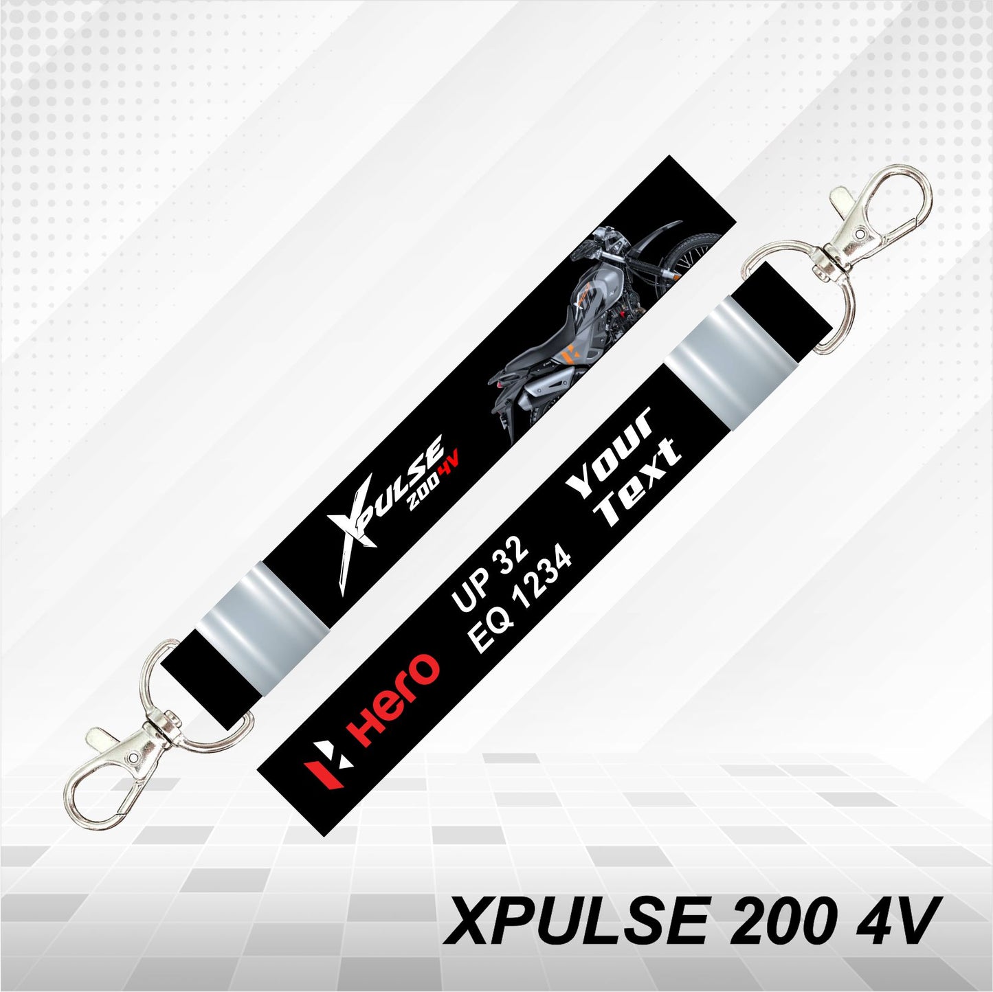 Hero XPULSE 200 4V  - Personalized Hero Keychain - Wood, Acrylic, Metal Printed