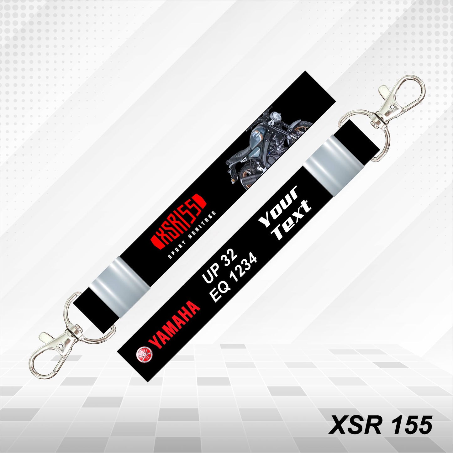 XSR 155 - Personalized Yamaha Keychain - Wood, Acrylic, Metal Printed