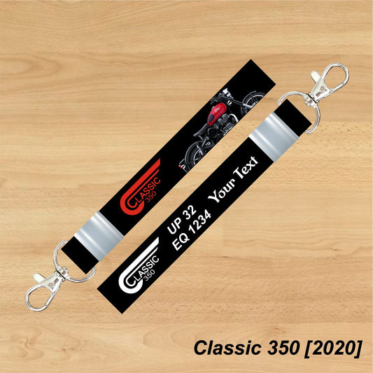 Classic 350 [2020] - Personalized Royal Enfield Printed Lanyard Keychain