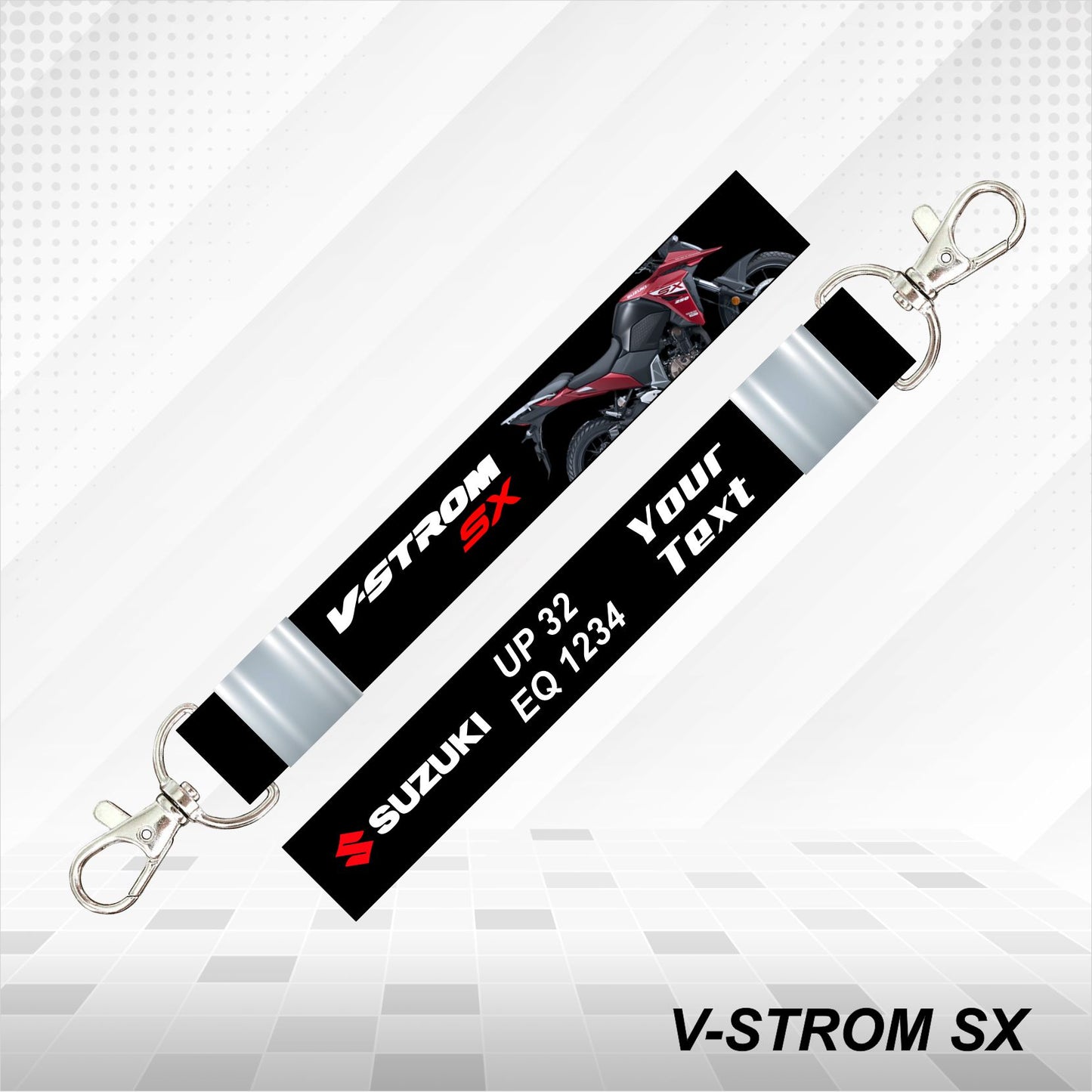 V-STROM SX - Personalized Suzuki Keychain - Wood, Acrylic, Metal Printed