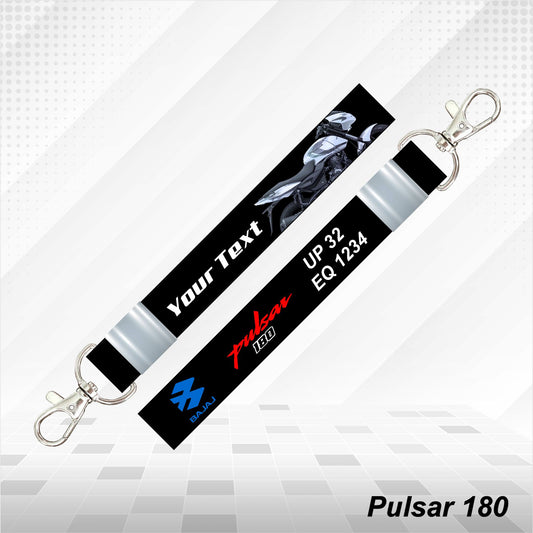 Pulsar 180 - Personalized Bajaj Printed Lanyard Keychain