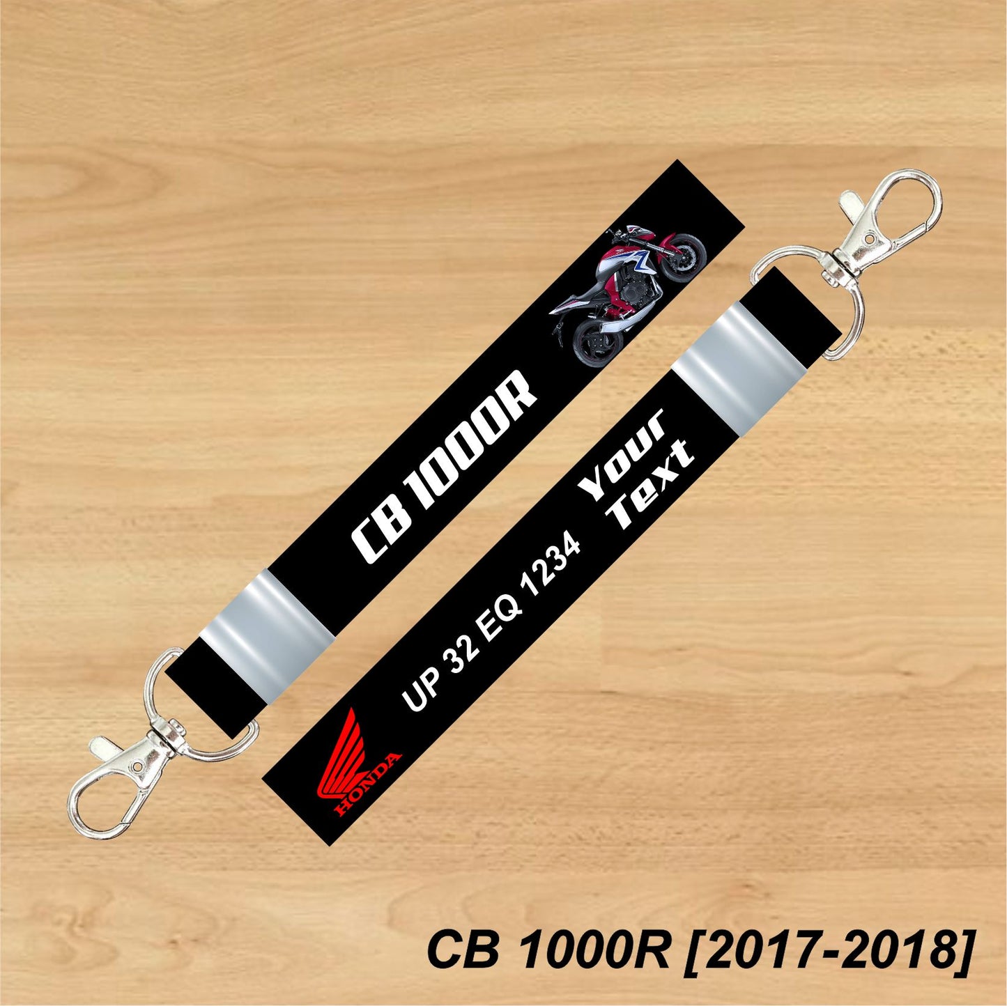 CB 1000R [2017-2018] - Personalized Honda Keychain - Wood, Acrylic, Metal Printed