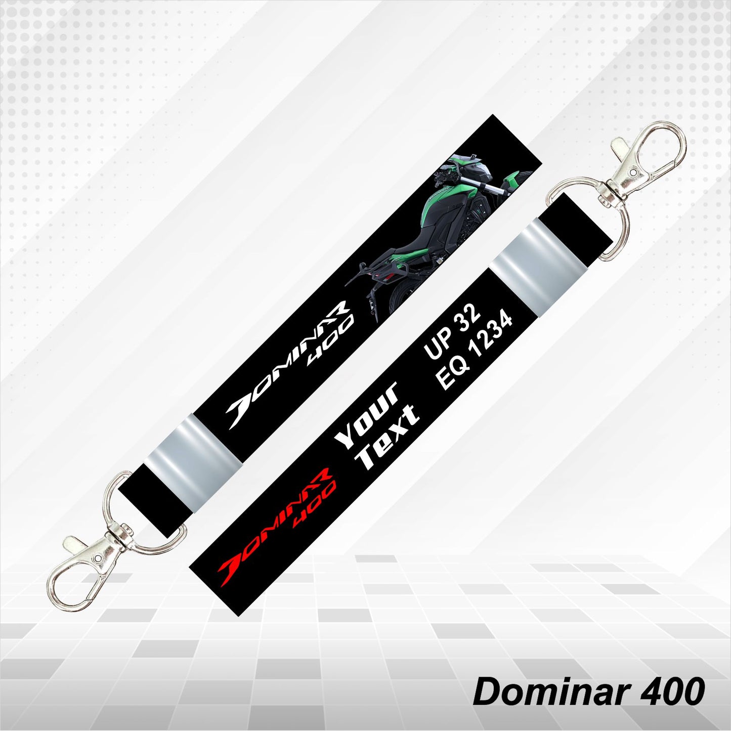 Dominar 400 - Personalized Bajaj Keychain - Wood, Acrylic, Metal Printed