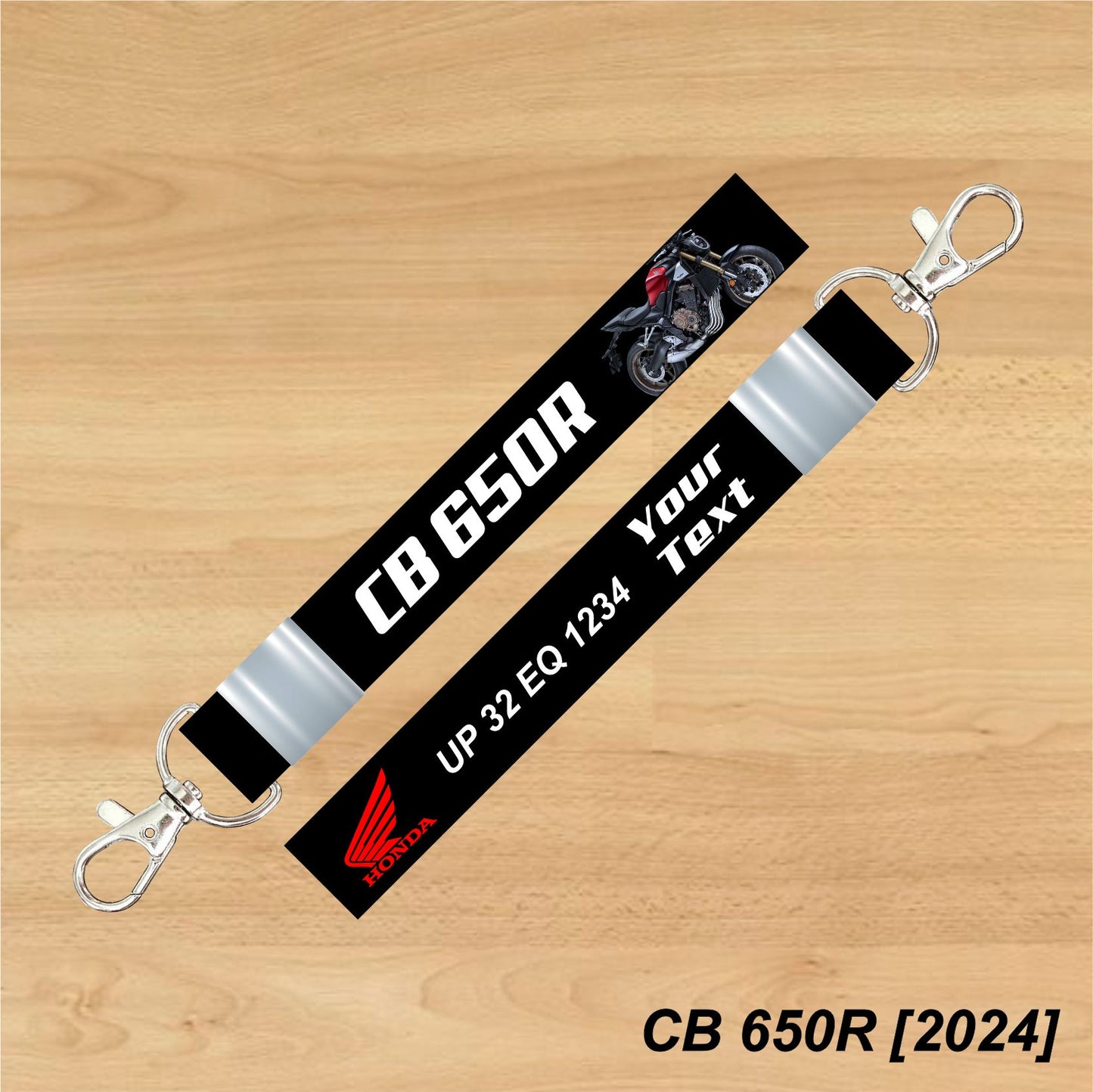CB 650R [2024] - Personalized Honda Keychain - Wood, Acrylic, Metal Printed