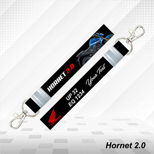Hornet 2.0 - Personalized Honda Keychain - Wood, Acrylic, Metal Printed
