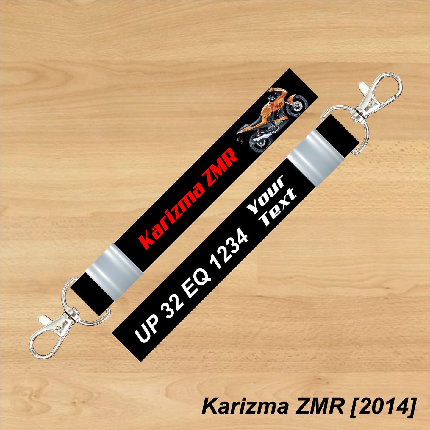 Karizma ZMR [2014] - Personalized Hero Keychain - Wood, Acrylic, Metal Printed
