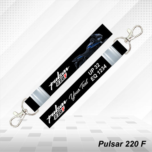 Pulsar 220F - Personalized Bajaj Keychain - Wood, Acrylic, Metal Printed