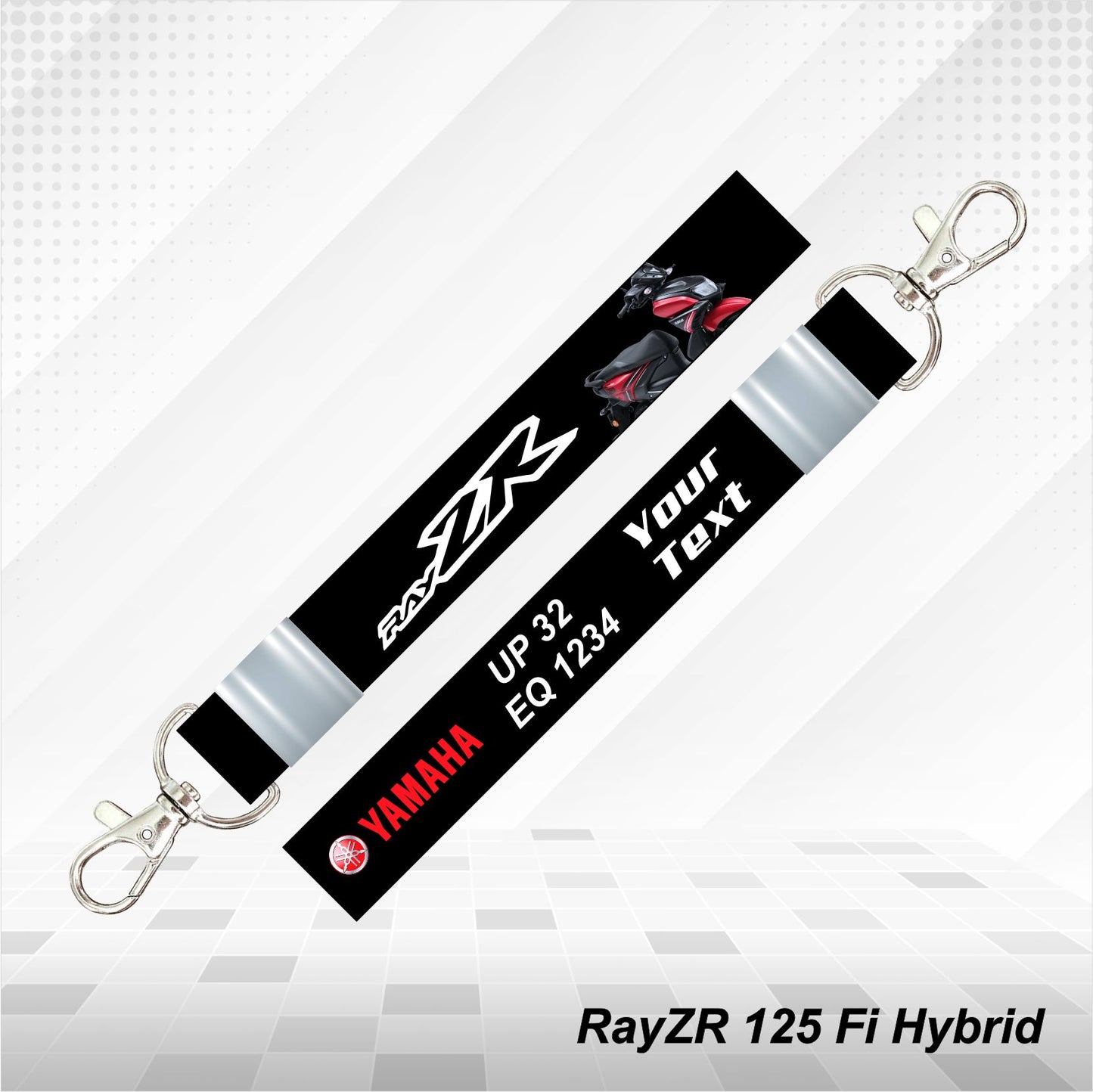 RayZR 125 Fi - Personalized Yamaha Keychain - Wood, Acrylic, Metal Printed