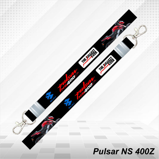 Pulsar NS 400z - Personalized Printed Lanyard keychain Holder Multicolored (20mm)