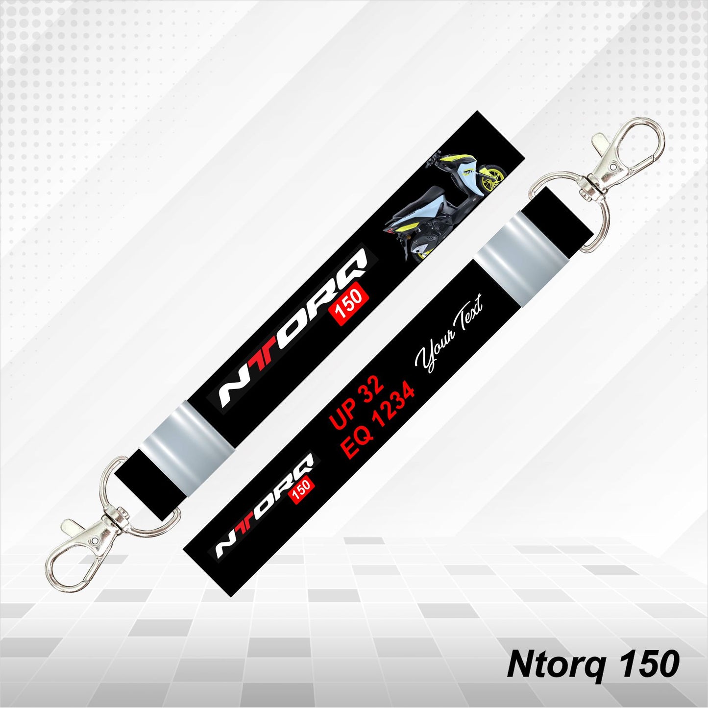 TVS Ntorq 150 - Personalized TVS Keychain - Wood, Acrylic, Metal Printed